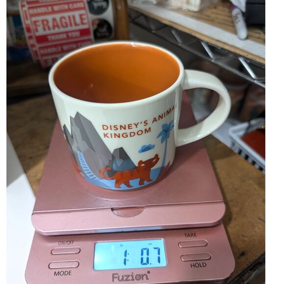 Starbucks Coffee Mug Disney Animal Kingdom 'You Are Here' 14oz No Box - Picture 9 of 9